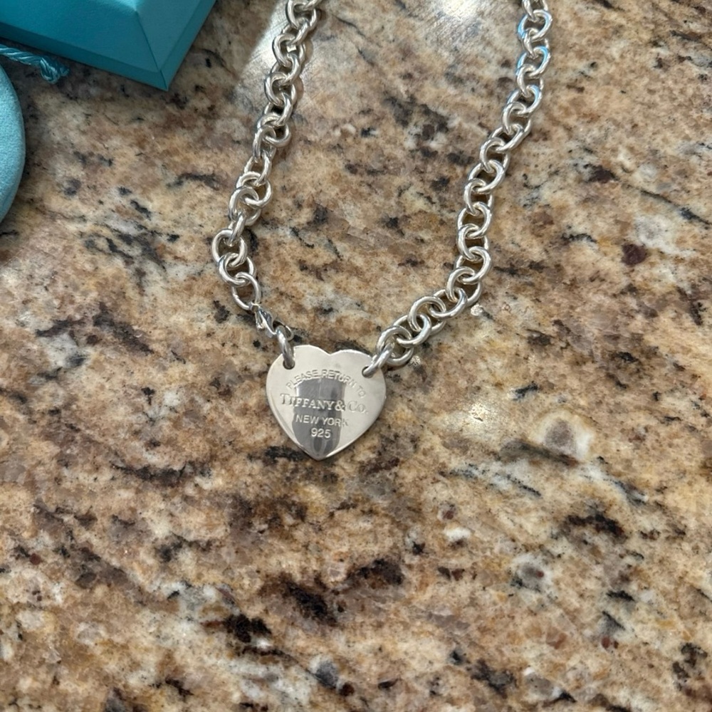 Return to Tiffany Heart Tag necklace - Picture 3 of 4